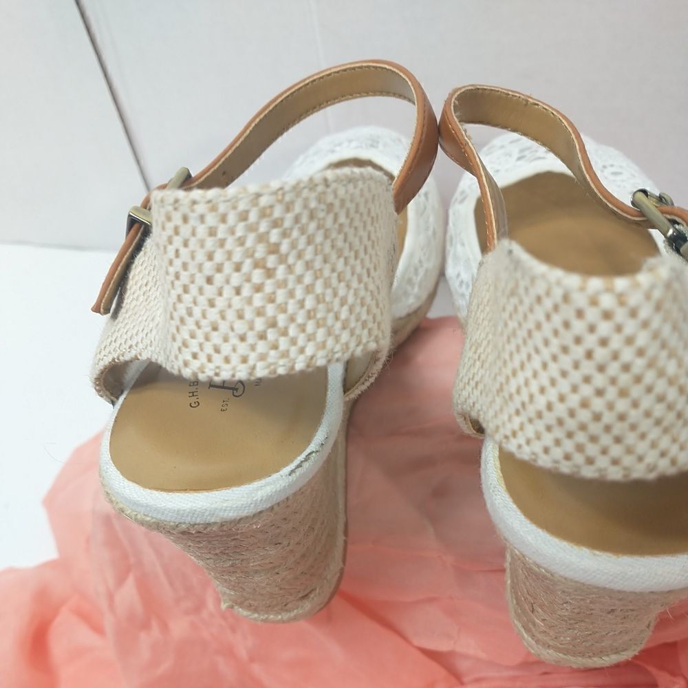 G.H. Bass & Co. Karen wedge sandals SZ 9.5M - Picture 8 of 11